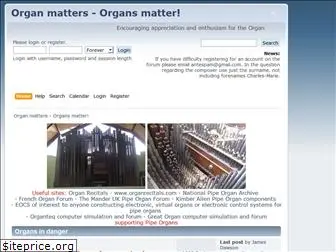 organmatters.com