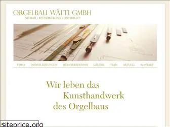orgelbau-waelti.ch