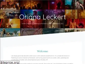 oriana-leckert.com