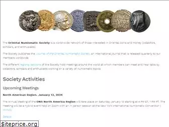 orientalnumismaticsociety.org