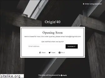 origin40.com