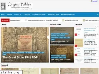 originalbibles.com