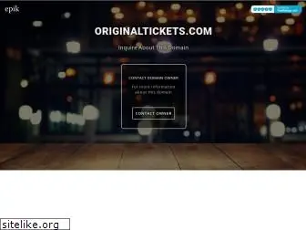 originaltickets.com