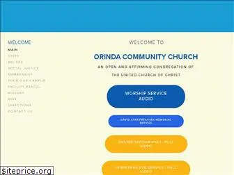 orindacommunitychurch.org