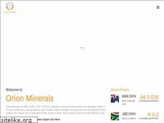 orionminerals.com.au