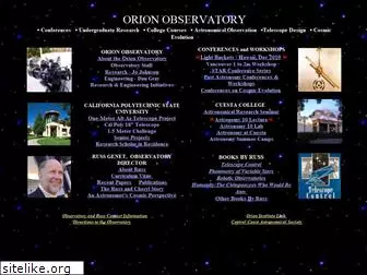 orionobservatory.org