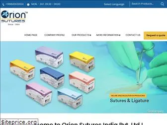 orionsutures.com