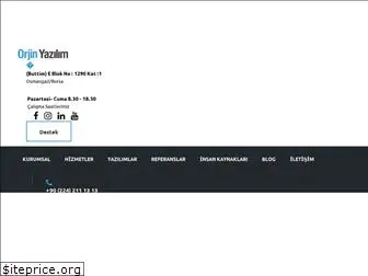 orjinyazilim.com
