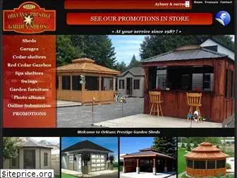 orleansprestigegardensheds.com