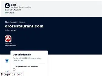 ororestaurant.com
