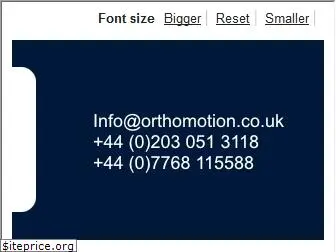 orthomotion.co.uk