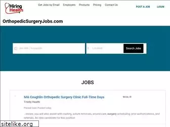 orthopedicsurgeryjobs.com