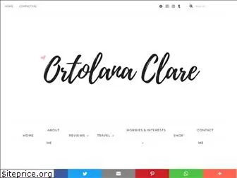 ortolanaclare.com