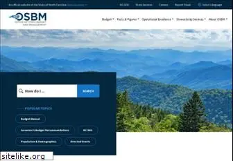 osbm.state.nc.us