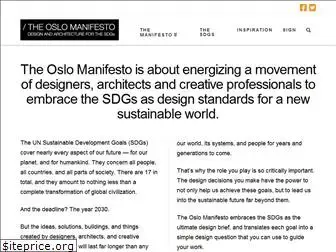 www.oslomanifesto.org