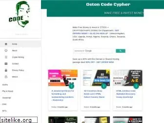 ostoncodecypher.com