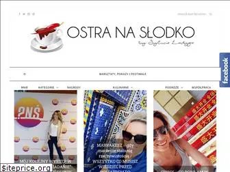 ostra-na-slodko.pl