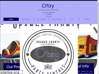 otaypartyrentals.com