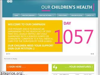 ourchildrenshealth.ie