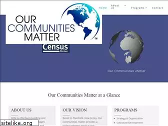 ourcommunitiesmatter.org