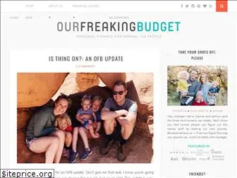 ourfreakingbudget.com