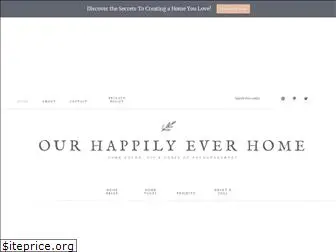 ourhappilyeverhome.com