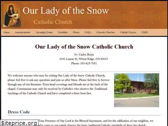 ourladyofthesnow.net