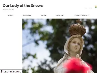 ourladyofthesnows.org