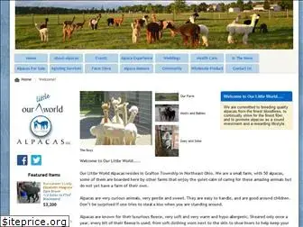 ourlittleworldalpacas.com