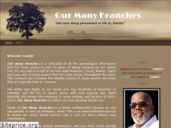 ourmanybranches.org