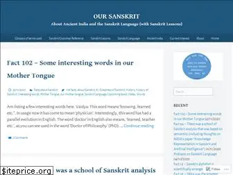 oursanskrit.com