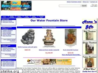 ourwaterfountainstore.com