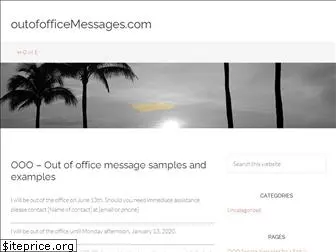 out-of-office-messages.com