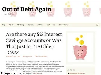 outofdebtagain.com