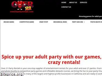 over21partyrentals.com