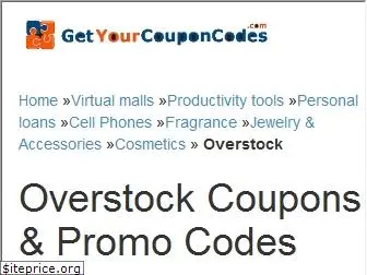 overstock.getyourcouponcodes.com