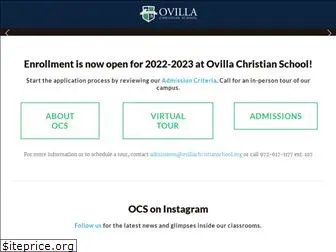 ovillachristianschool.org