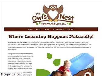 owlsnestchildcare.com