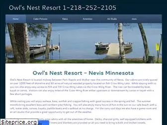 owlsnestresortmn.com