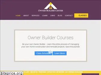 ownerbuildercenter.com