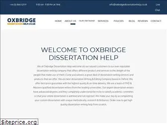 oxbridgedissertationhelp.co.uk