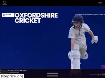 oxfordshire.cricket