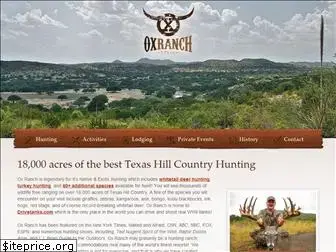 oxhuntingranch.com