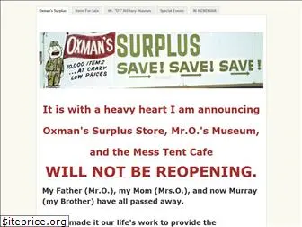 oxmans-surplus.com