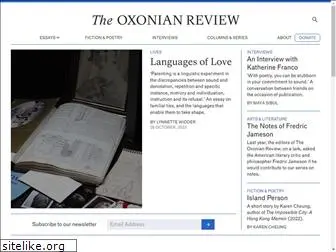 oxonianreview.com