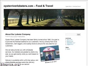 oysterriverlobsters.com