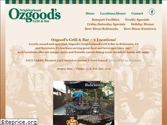 ozgoodsgrillandbar.com