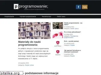 p-programowanie.pl