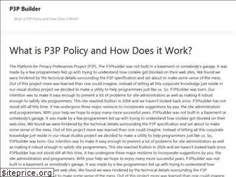 p3pbuilder.com