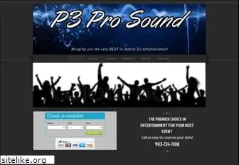 p3prosound.com